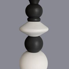 Arte Antrasit Krem Abajur