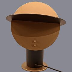 Vela Siyah Eskitme Gold Masa Lambası