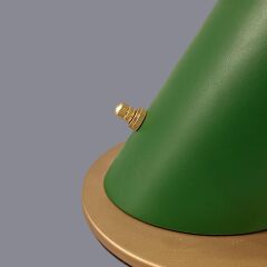 Vela Yeşil Eskitme Gold Masa Lambası