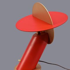 Vela Kırmızı Gold Masa Lambası