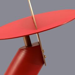 Vela Kırmızı Gold Masa Lambası