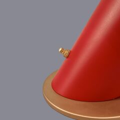 Vela Kırmızı Gold Masa Lambası