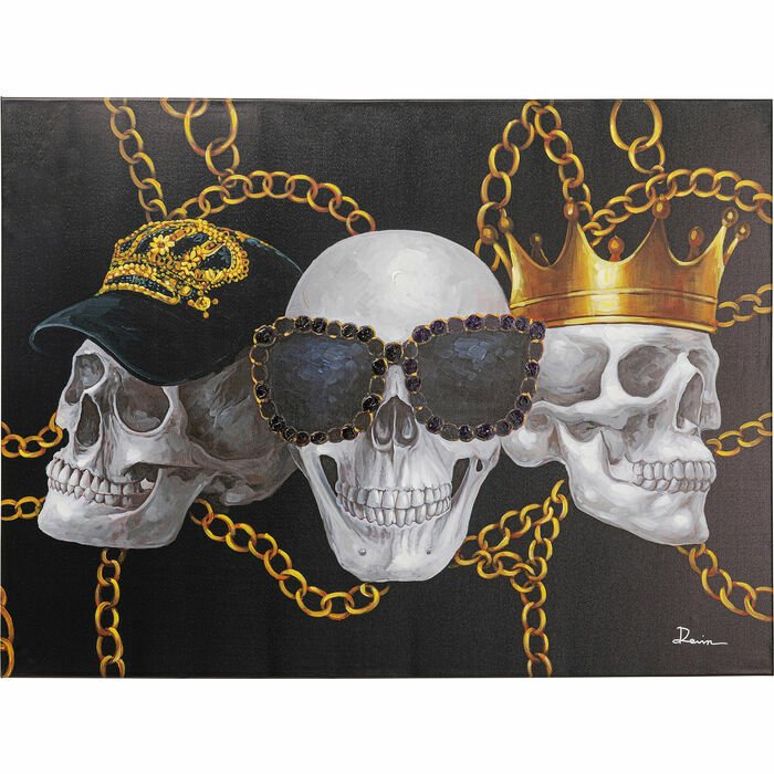 Skull Gang Kanvas Tablo 120x90cm