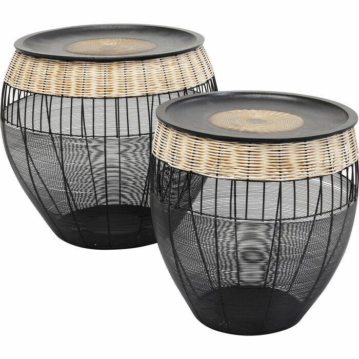 African Drums 2'li Yan Sehpa