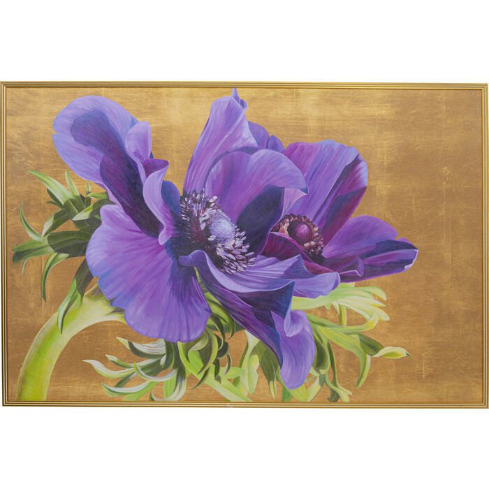 Violet Ahşap Çerçeveli Tablo