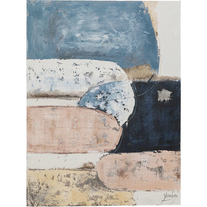 Art Ovals Masif Tablo 90x120 cm