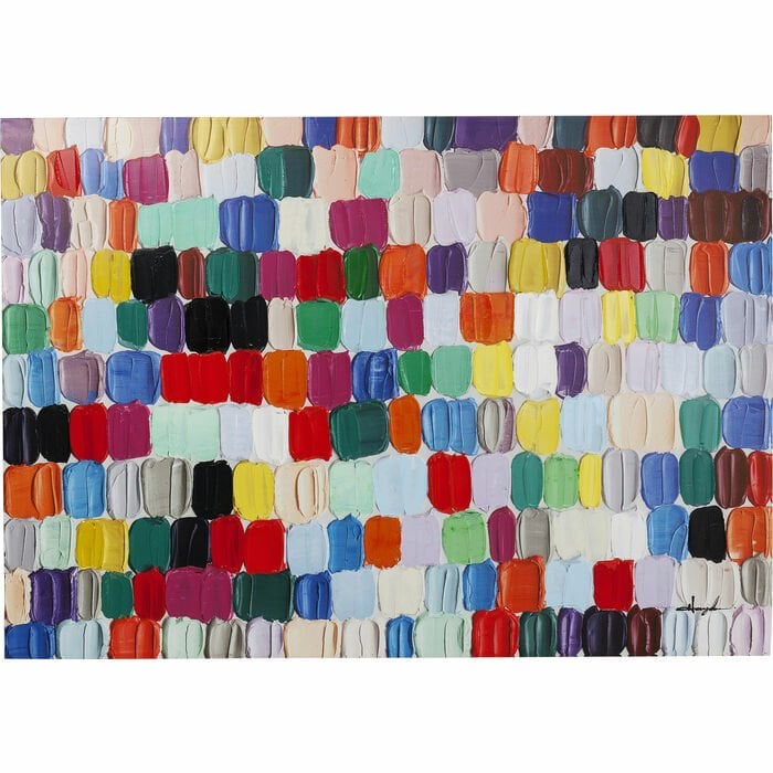 Touched Colorful Dots Tablo 200x140cm