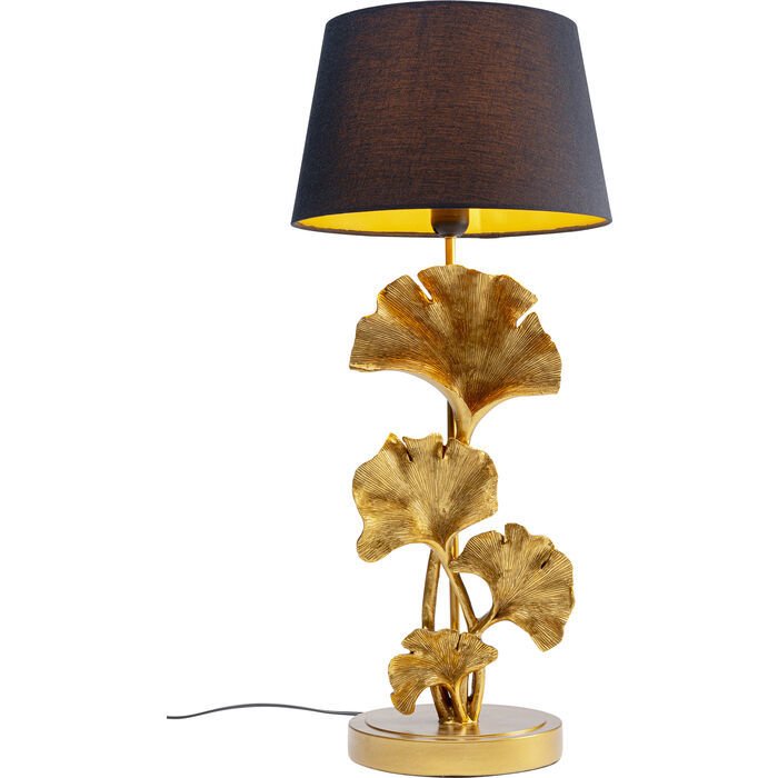 Leaf Gold Polyester Masa Lambası 69 cm