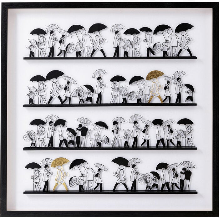 Singing In The Rain Tablo 90x90 cm