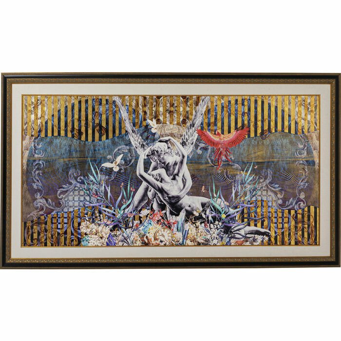 Lovers Ahşap Çerçeveli Tablo