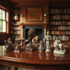 Lysa Koyu Kahve Dekoratif Biblo