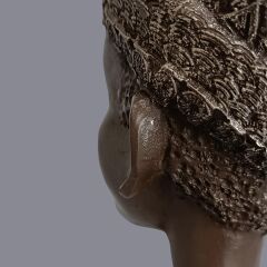 Lysa Koyu Kahve Dekoratif Biblo