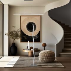 Vega Koleksiyonu 3'lü LED Aydınlatma Seti (1 Sarkıt, 1 Lambader, 1 Masa Lambası)