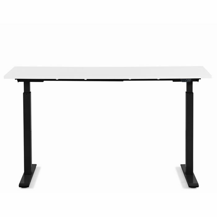 Smart Black White Metal Çalışma Masası 160x80 cm