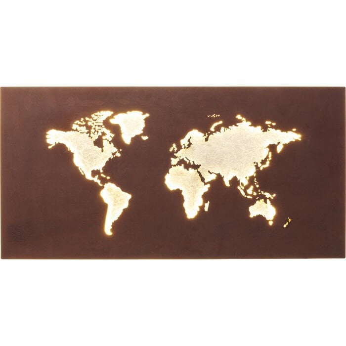 Illuminated Map LED Dekoratif Aydınlatma