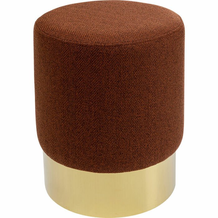 Stool Cherry Lina Brown Brass Tabure