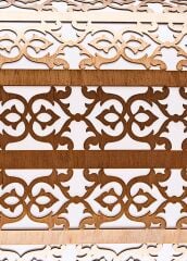 Lazer Kesim Pleksiglas Sarkıt Avize Gold