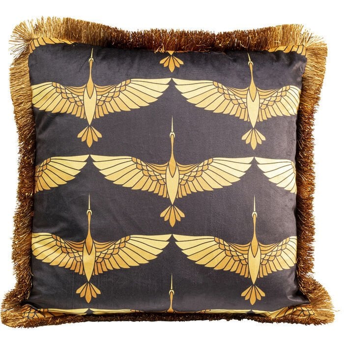 Flamingo Fringe Polyester Kırlent 45x45 cm