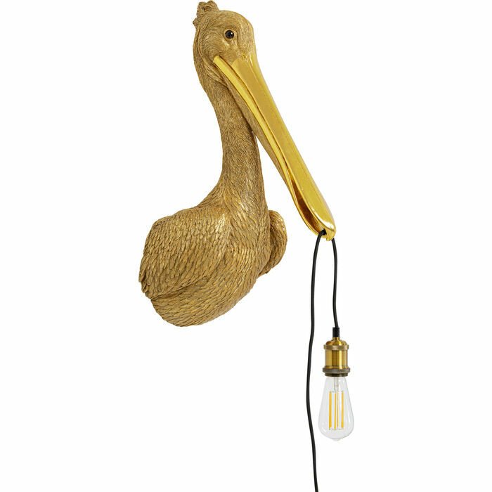 Animal Kaşıkçı Gold Duvar Lambası