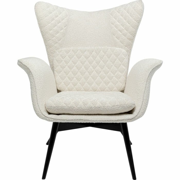 Armchair Tudor Bouclé Cream Berjer