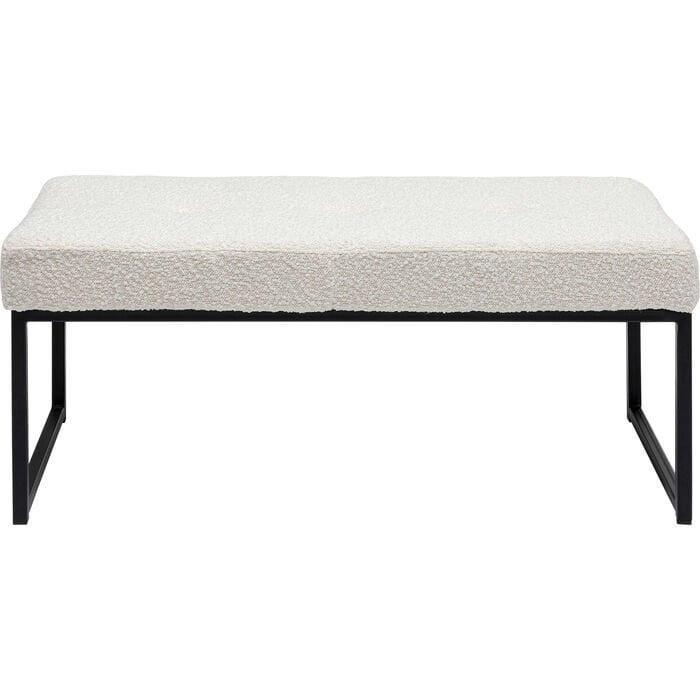 Smart Boucle Cream Black Bench