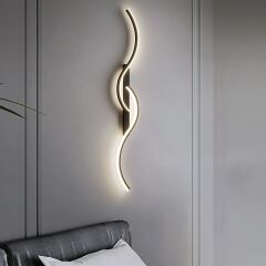 Spira LED Siyah Aplik