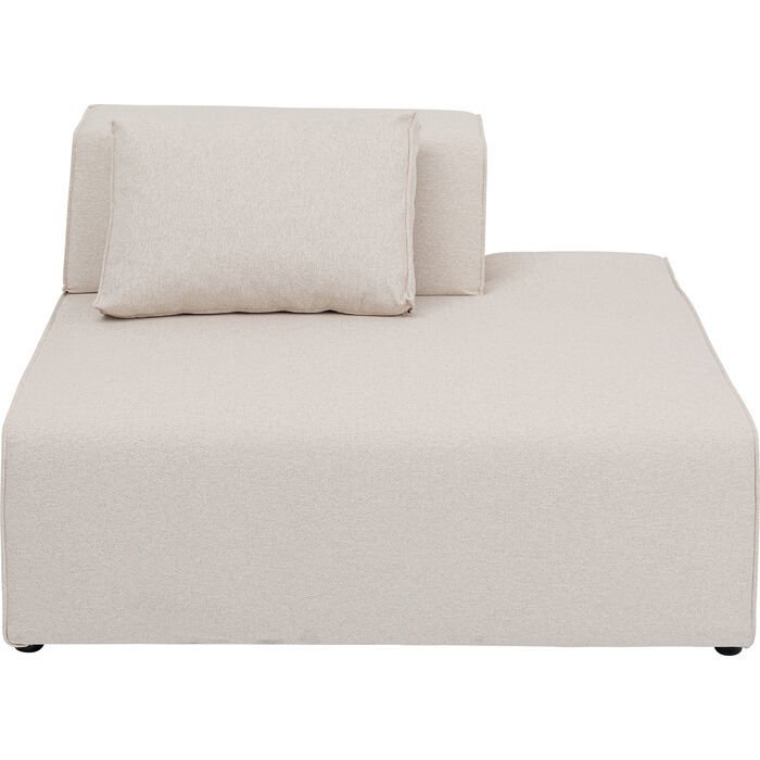 Infinity Ottomane Semi Elements Cream Sağ Koltuk 120cm