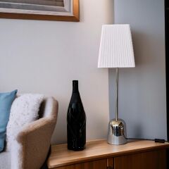 Glare Gümüş Abajur