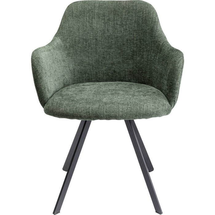 Swivel Armchair Lady Loco Coco Green Berjer