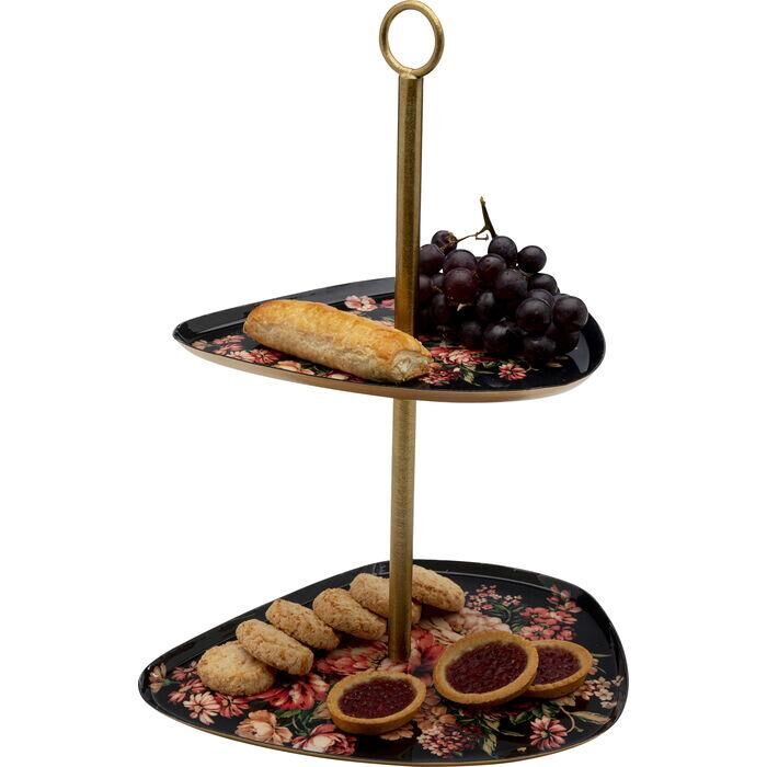 Etagere Wild Roses Due Katlı Kurabiyelik 38cm