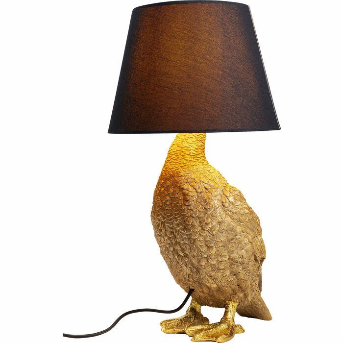 Animal Duck Poliresin Masa Lambası