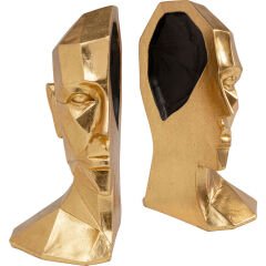 Bookend Face Kitap Tutucu