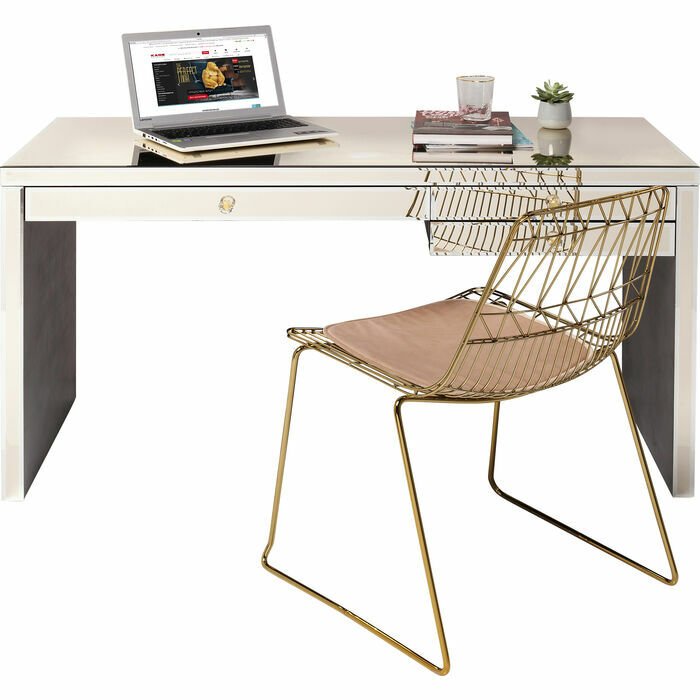 Pearl Lüks MDF Lake Çalışma Masası