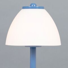 Uzun Şarjlı Metal Masa Lambası Turkuaz