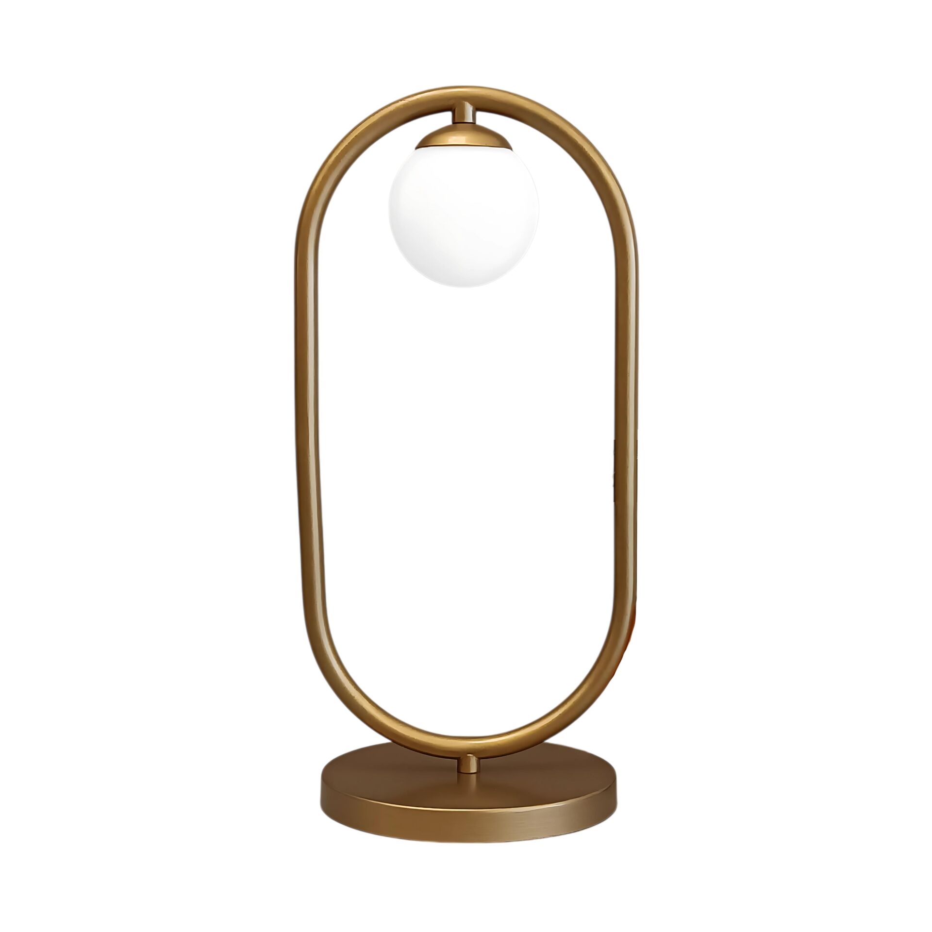 Teslen Eskitme Gold Masa Lambası