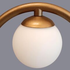 Teslen Eskitme Gold Masa Lambası