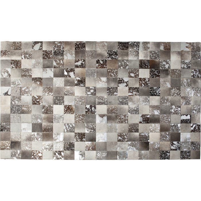 Cosmo Kürk Gri Pamuk Halı 170x240 cm