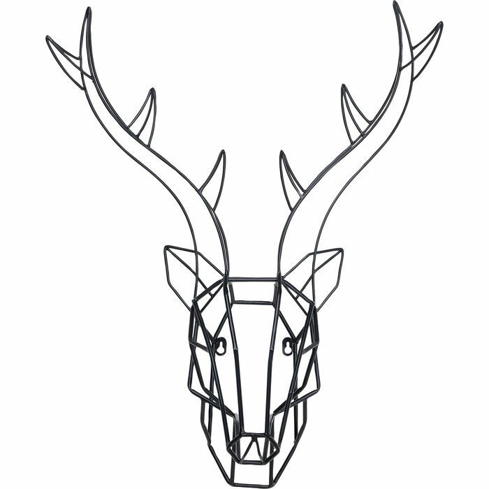 Antler Geyik Formlu Duvar Dekorasyonu