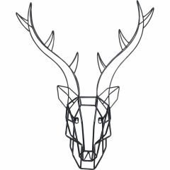 Antler Geyik Formlu Duvar Dekorasyonu