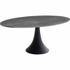 Table Grande Possibilita Siyah Seramik Yemek Masası 180x120 cm