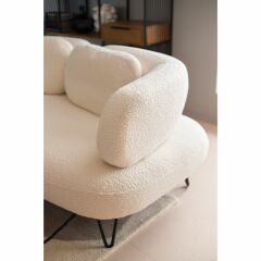 Sofa Peppo 2'li Krem Kanepe
