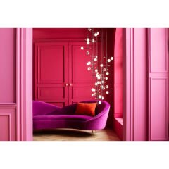 Night Fever Mor Üçlü Kanepe