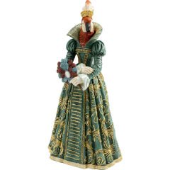 Deco Figurine Bird Lady Parrot Dekoratif Obje