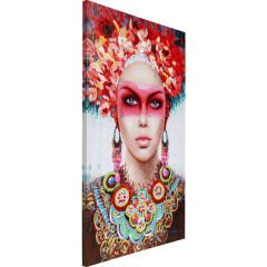 Red Eye Lady Çerçeveli Tablo