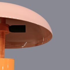 Lino Pembe Turuncu Masa Lambası