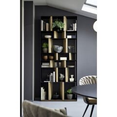 Half Face Anthracite Alüminyum Vazo