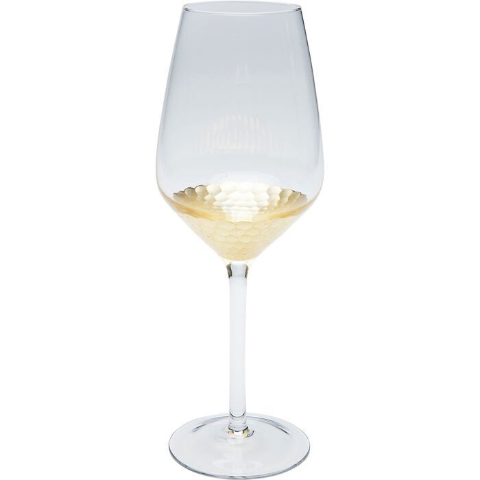 White Wine Glass Gobi Dekoratif Aksesuar