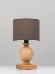 Ahşap Abajur Kahve - 2205