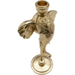 Candle Holder Elephant Head Gold Şamdan Mumluk