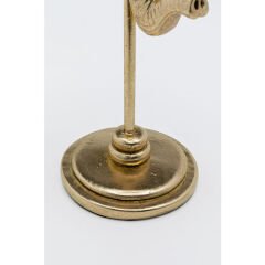 Candle Holder Elephant Head Gold Şamdan Mumluk